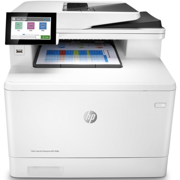 hp multifuncion hp laser enterprise m480f color fax