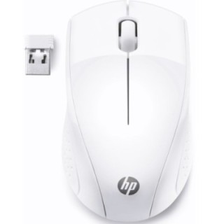 hp raton inalambrico hp optico wireless 220    hasta 1600dpi    blanco nieve