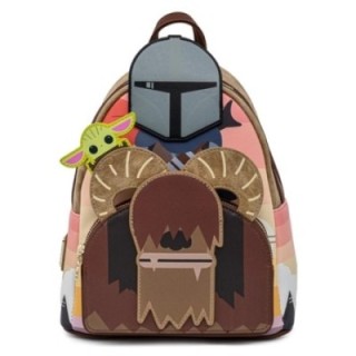 loungefly mochila loungefly the mandalorian  mandalorian