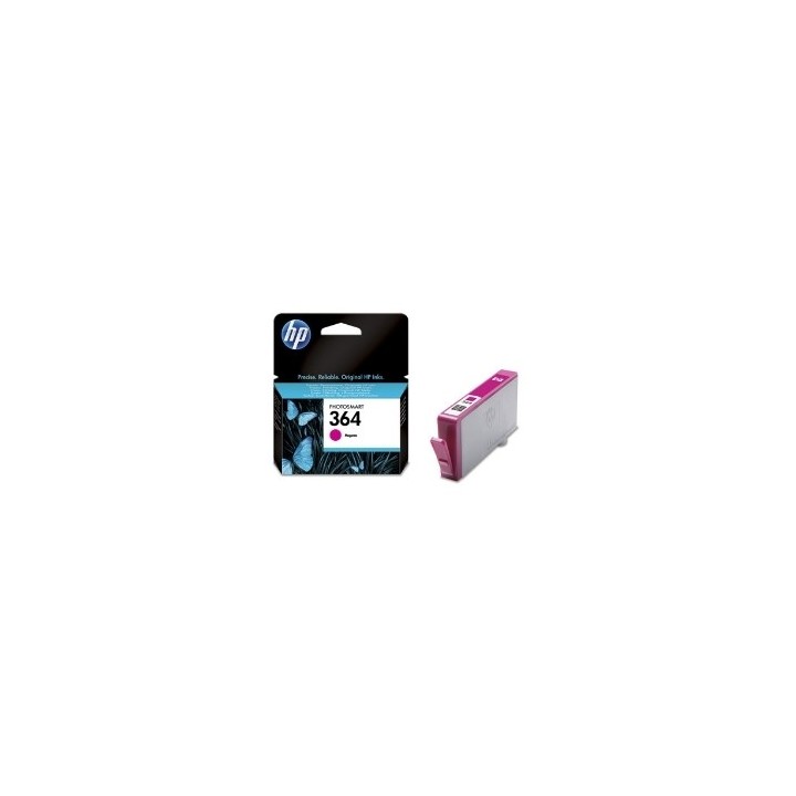 hp cartucho tinta hp 364 cb319ee magenta 3ml b8550    d5460    c6380    c5380