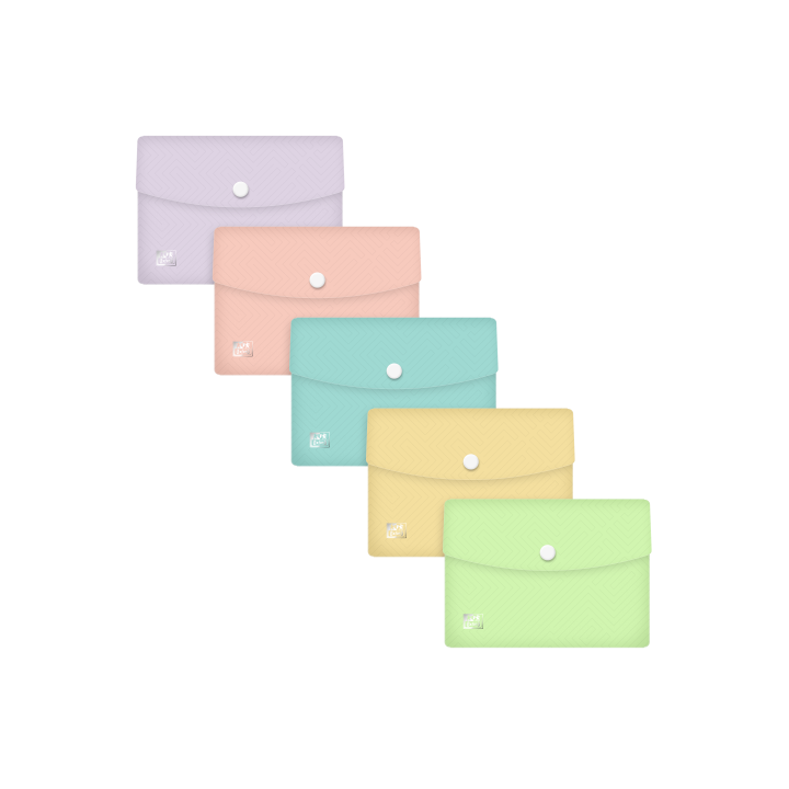 oxford sobre broche urban tp a6   surtido pastel oxford 400187616  pack  50 unidades