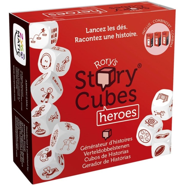 juegos juego de mesa asmodee story cubes heroes pegi 8
