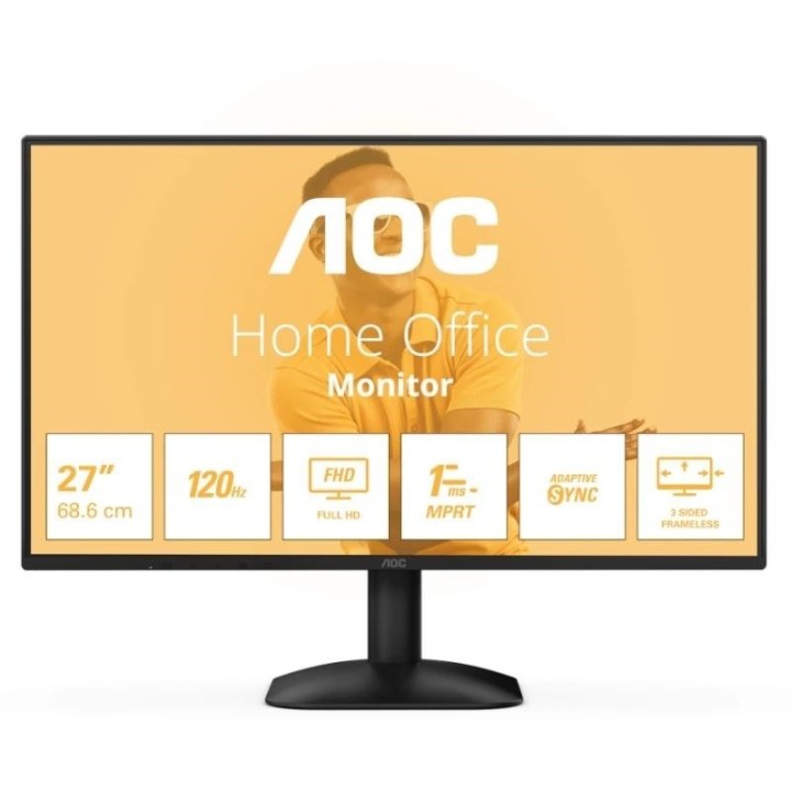 aoc 27b31h monitor 27 ips fhd 120mhz 4ms negro