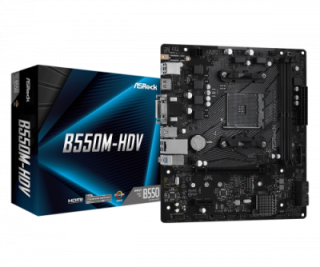 asrock asrock b550m hdv amd b550 zocalo am4 micro atx