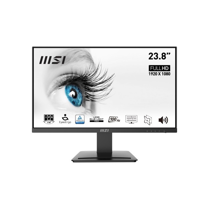 msi msi pro mp243x pantalla para pc 60,5 cm  23.8  1920 x 1080 pixeles full hd negro