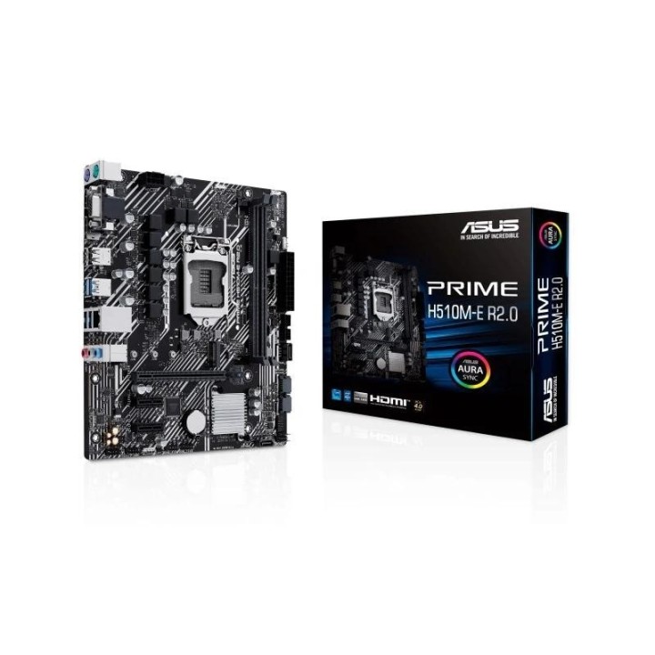 asus placa base prime h510m e r2.0  matx lga1200