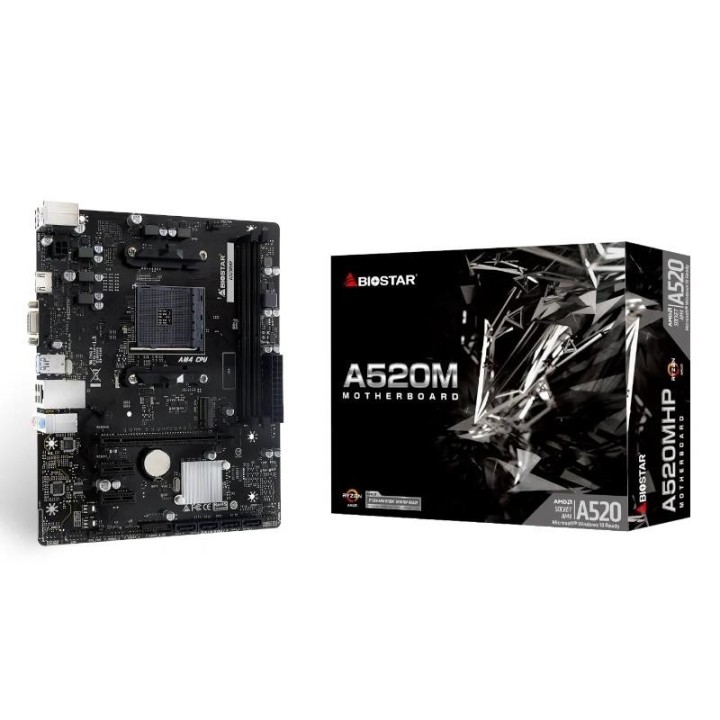biostar placa base a520mhp matx am4