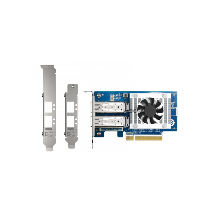 qnap qnap qxg 25g2sf cx6 adaptador y tarjeta de red interno fibra 25000 mbit/s