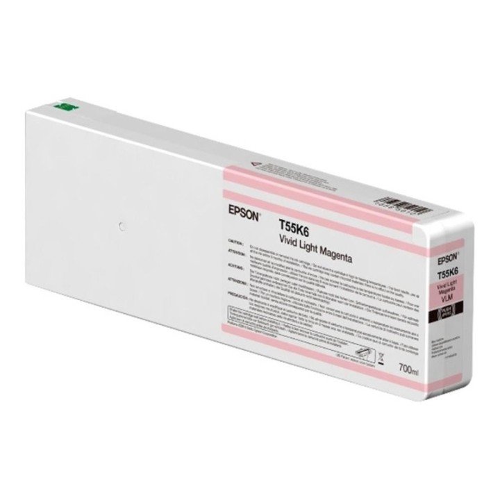 epson cartucho tinta epson t55k600 ultrachrome hdx   hd light magenta 700ml