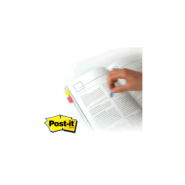 pack 4 disp. index post it 11.9x43.2mm peq. stdo