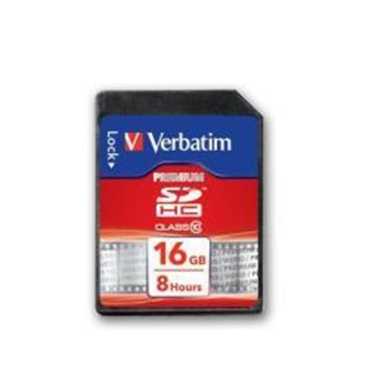 verbatim tarjeta memoria sdhc verbatim premium 16gb clase 10 u1