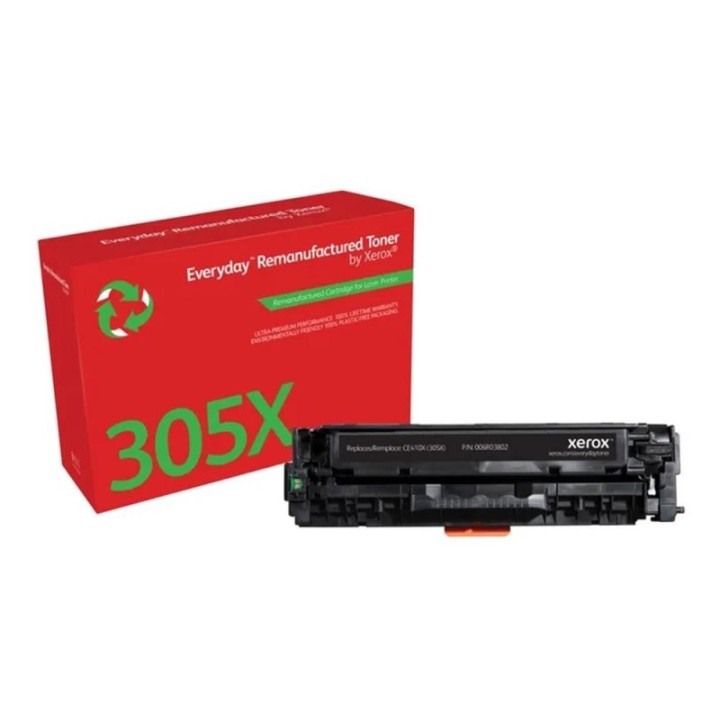 xerox toner xerox everyday compatible con hp 305x  ce410x  negro