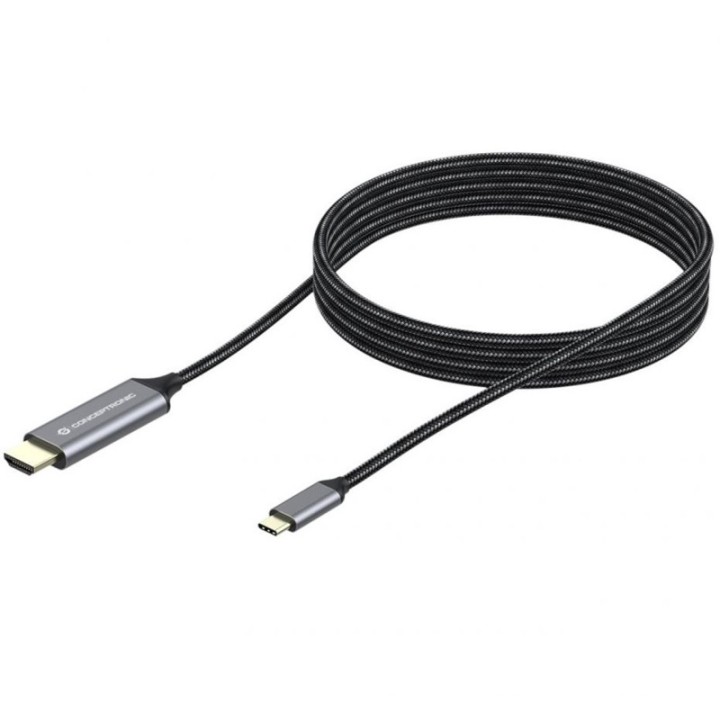 conceptronic adaptador usb tipo c a hdmi 4k conceptronic 2m    macho   macho
