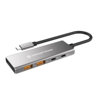 conceptronic hub usb tipo c conceptronic hubbies15g 4 puertos