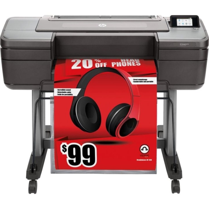 hp plotter hp designjet z6 postscript a1    usb    red