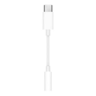 apple cable usb tipo c a jack 3.5mm apple macho   hembra blanco
