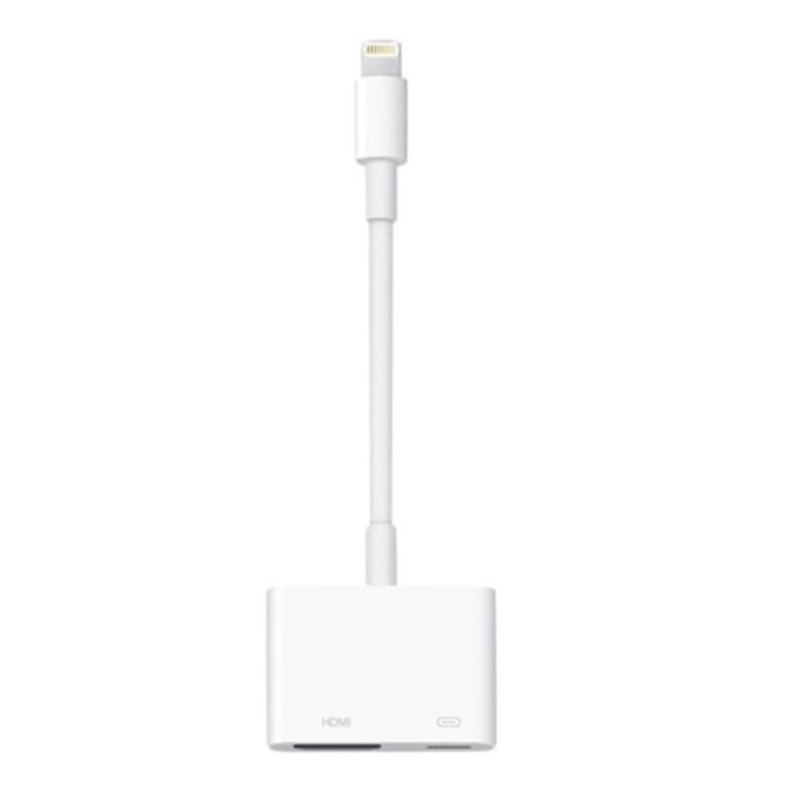 apple adaptador lightning a hdmi   lightning apple macho   hembra   blanco