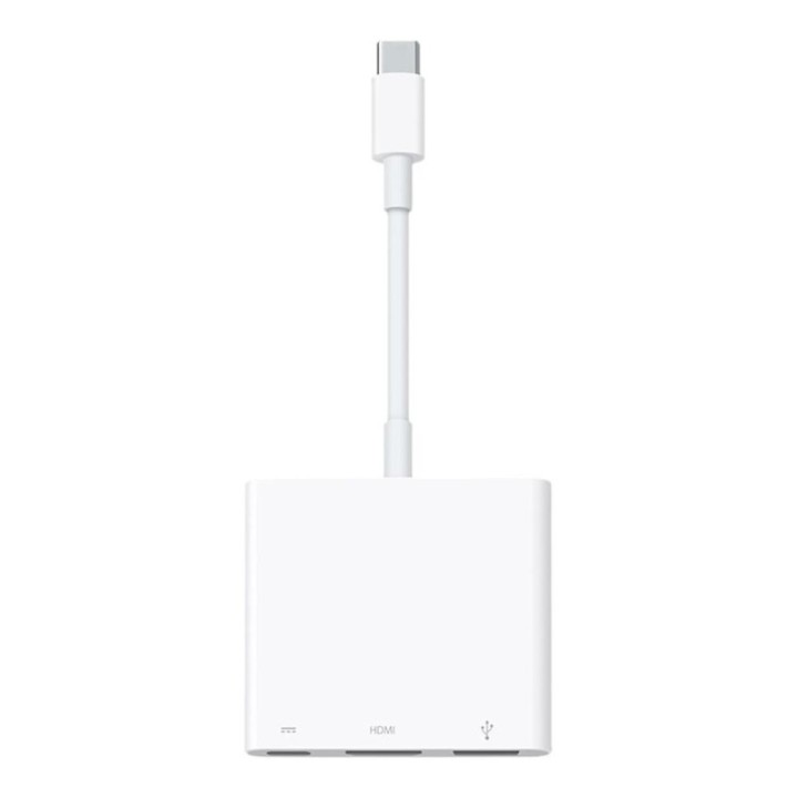 apple adaptador usb tipo c a hdmi   usb tipo a   usb tipo c apple macho   hembra    blanco