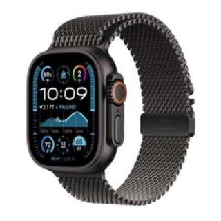 apple smartwatch apple watch ultra 2 gps + cell 49mm black titanium milanese loop m