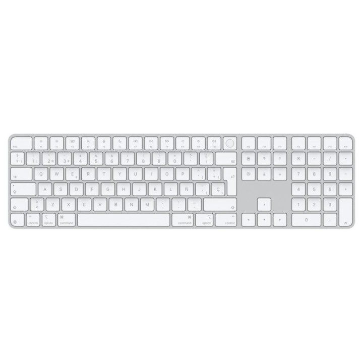 apple teclado apple magic keyboard inalambrico touch id + numerico