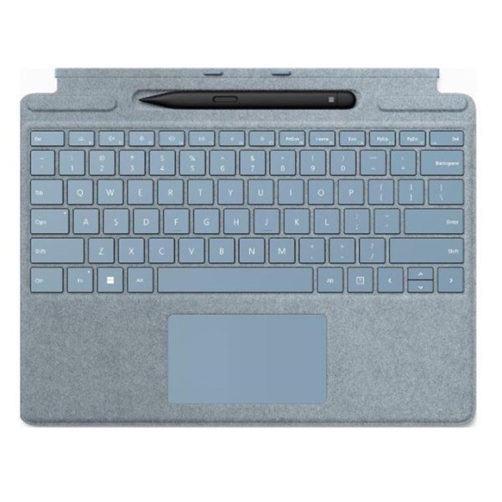 microsoft teclado microsoft surface type cover para surface pro10 plata