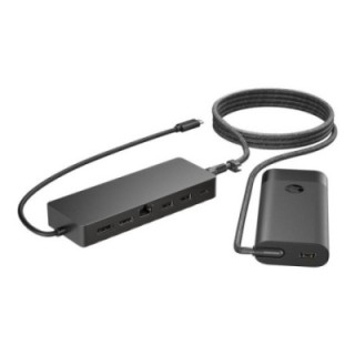 hp combo cargador + hub hp usb tipo c 6 en 1