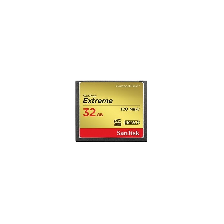sandisk tarjeta memoria sandisk compact flash 32gb extreme 120mb   s