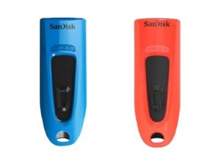 sandisk memoria usb 3.0 sandisk 32gb cruzer ultra pack 2 unidades rojo   azul