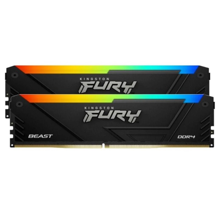 kingston memoria ram 3200mhz kingston fury beast ddr4 2x8gb 16gb cl16