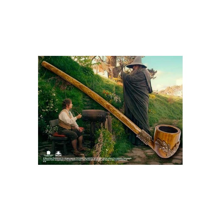 the noble collection replica the noble collection l hobbit pipa bilbo bolson de 23 cm