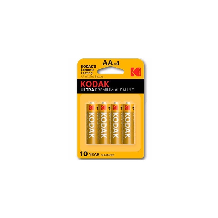 kodak blister pilas kodak alcalina ultra aa lr6    blister 4 pilas