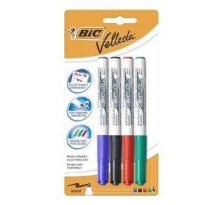 bl. 4 rotulad. piz blanca bic velleda 1741 stdo