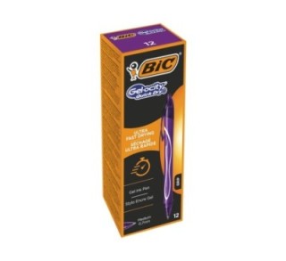 roller bic gelocity gel 0.7mm retr. lila