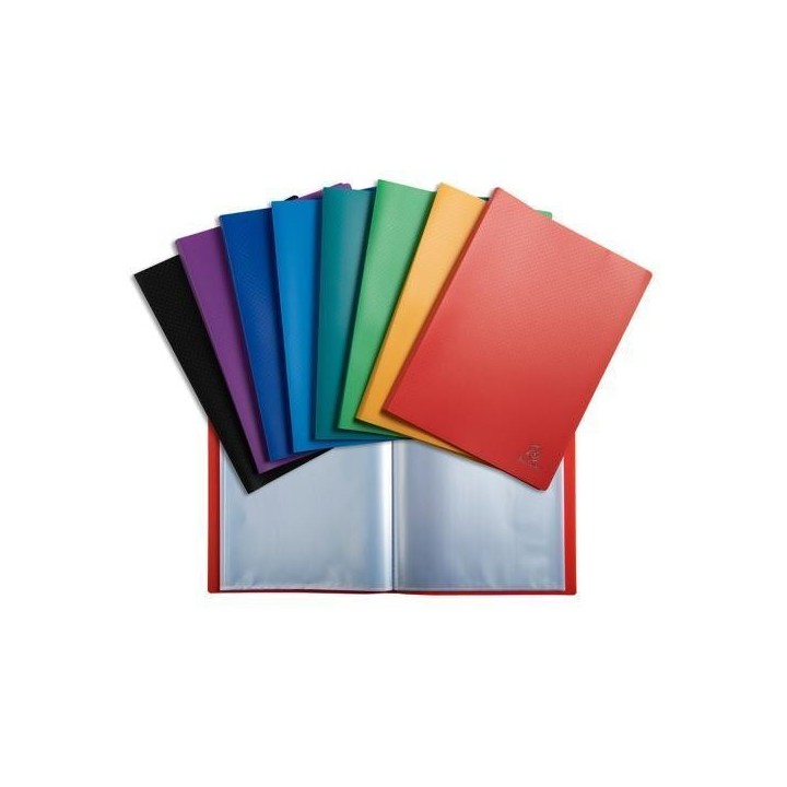carpeta 20f exacompta personalizable transp. pack  10 unidades