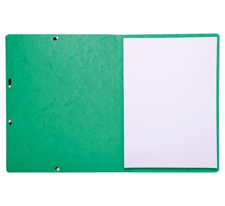 carpeta exacompta gomas sin solapas verde