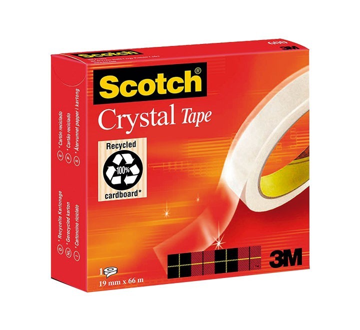 cinta adh. scotch crystal 19mmx66m