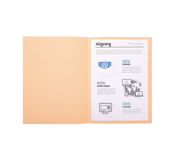 c.100 subcarp. exacompta forever 170gr crema