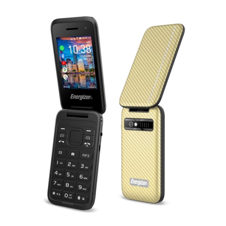 energizer telefono movil energizer e282scd   4g   2.8 pulgadas   diamond gold eu   dorado