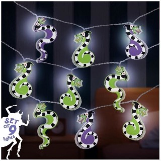 paladone cuerda de luces led paladone beetlejuice 9 personajes 130 cm