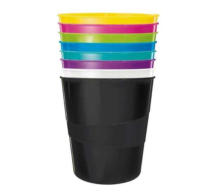 papelera leitz wow negro 15l 52781095