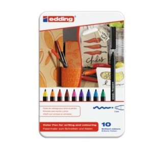 est. 10 rotulad. edding 1300 pta red 2mm stdo