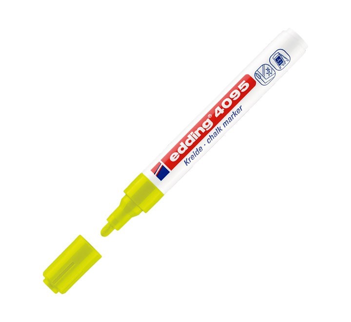 rotulador edding tiza liq. neon amarillo 4095 65