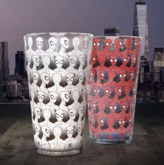 paladone vaso con cambio de color paladone spider - man 400 ml