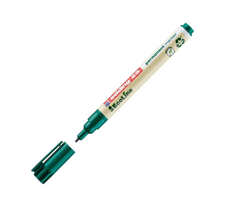 marcador perm. edding 25 ecoline verde 25 004