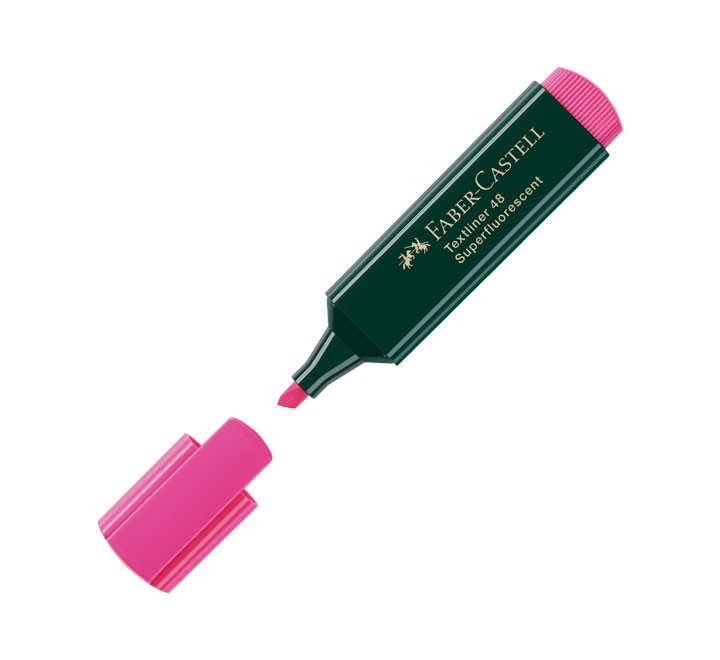 marc. fluor faber castell textliner rosa 154828