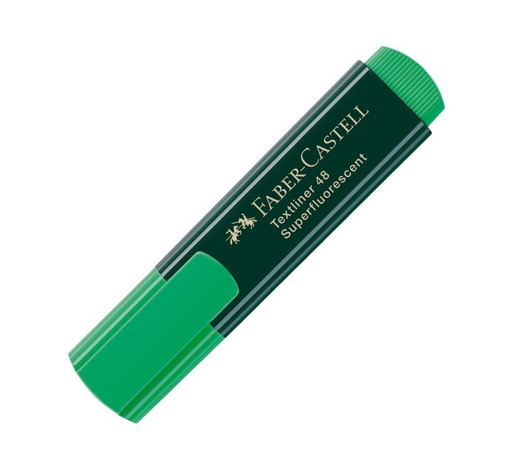 marc. fluor faber castell textliner verde 154863