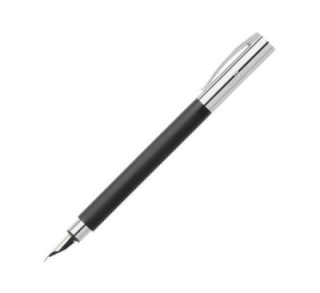 pluma faber castell ambition resina m negro