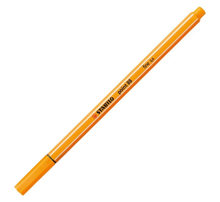 rotulador stabilo point 88 0.4mm naranja