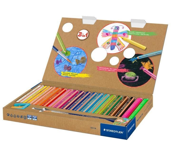 est. 18 lapices color staedtler 140 noris junior