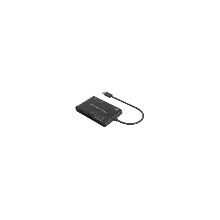 conceptronic card reader externo concentronic bian010b usb   c y usb   a sd   sdhc   sdxc   micro sd
